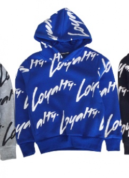 Hoodie Loyalty blau