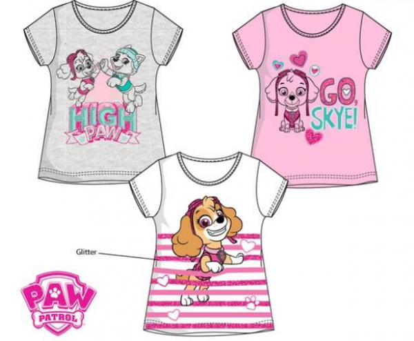 Paw Patrol T-Shirt rosa / gestreift