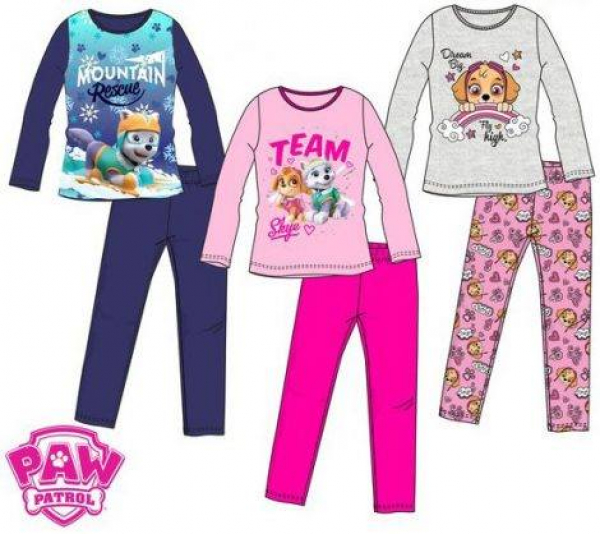 Paw Patrol Pyjama blau/rosa/grau